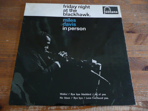 Front cover of Miles Davis – In Person. Friday Night At The Blackhawk., Fontana, Netherlands, 1961