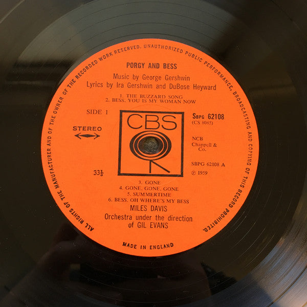 Miles Davis – Porgy And Bess, image 3