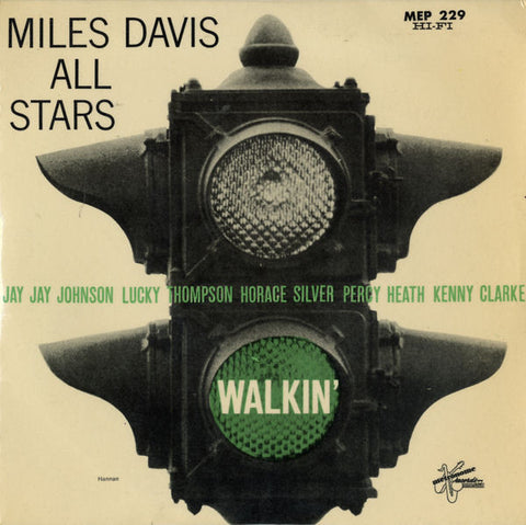 Front cover of Miles Davis All Stars – Walkin', Metronome, Sweden, 1957