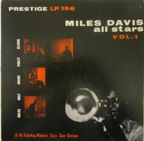Front cover of Miles Davis All Stars – Vol. 1, Prestige, US, 1955