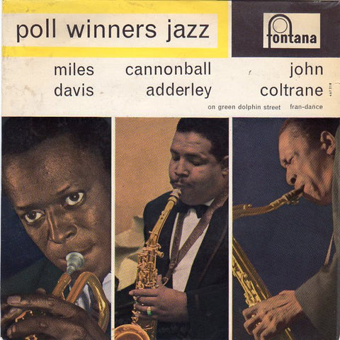Front cover of Miles Davis, Cannonball Adderley, John Coltrane – On Green Dolphin Street, Fontana, Netherlands, 1961
