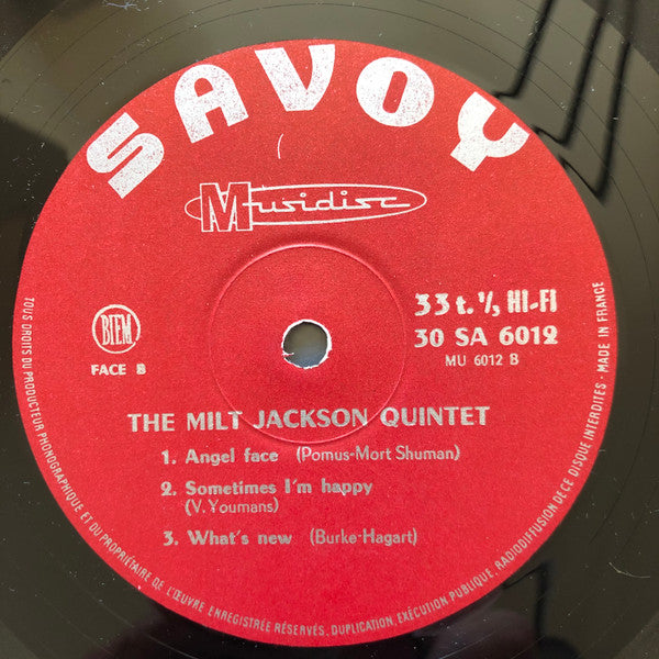 The Milt Jackson Quintet – The Milt Jackson Quintet, image 4