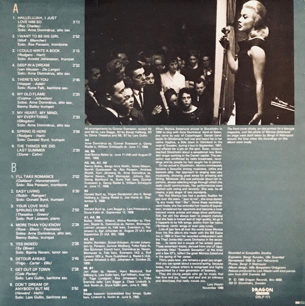 Monica Zetterlund With Benny Bailey, Donald Byrd, Arne Domnérus, Lars Gullin, Åke Persson – Spring Is Here, image 2