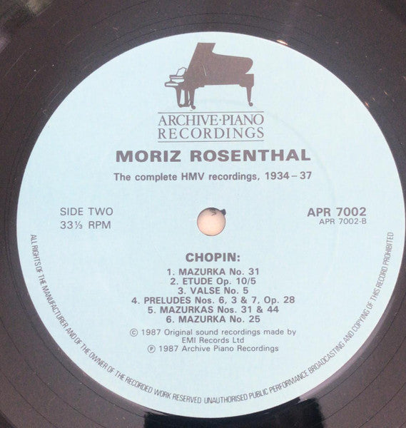 Moriz Rosenthal – The Complete HMV Recordings (1934-37), image 4