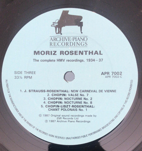 Moriz Rosenthal – The Complete HMV Recordings (1934-37), image 5