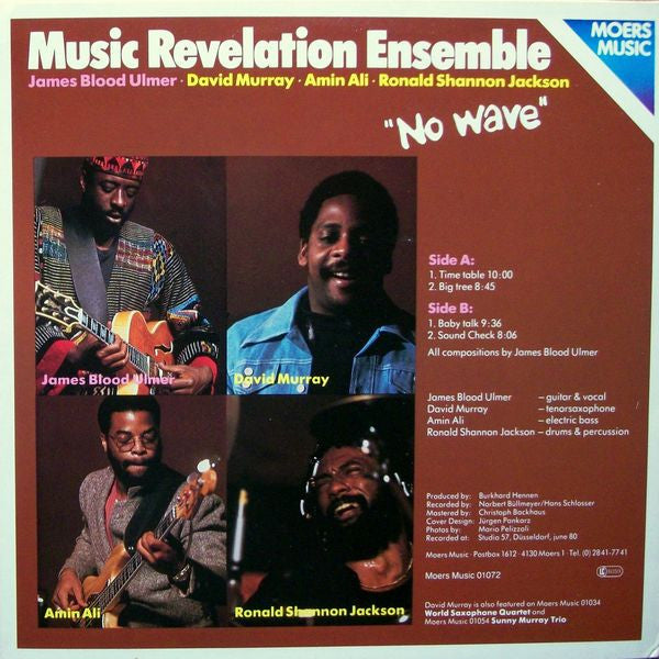 Music Revelation Ensemble – No Wave, image 2