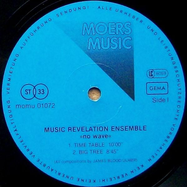 Music Revelation Ensemble – No Wave, image 3