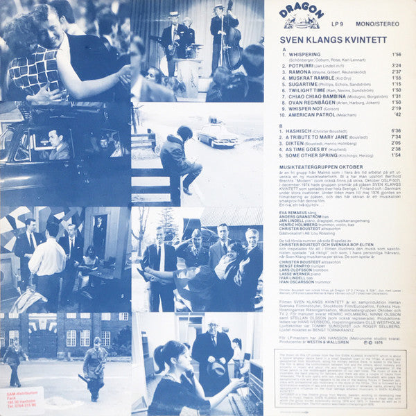 Musikteatergruppen Oktober – Sven Klangs Kvintett, image 2