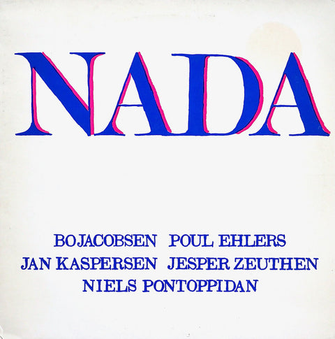 Front cover of Nada – Nada, Karma Music, Denmark, 1979