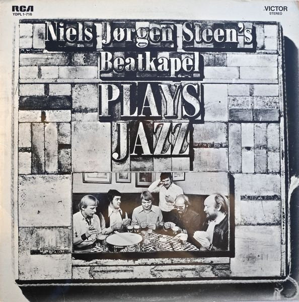 Front cover of Niels Jørgen Steen's Beatkapel – Plays Jazz, RCA Victor, Denmark, 1976