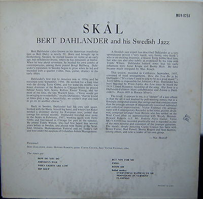 Bert Dahlander – Skål: Bert Dahlander And His Swedish Jazz, image 2