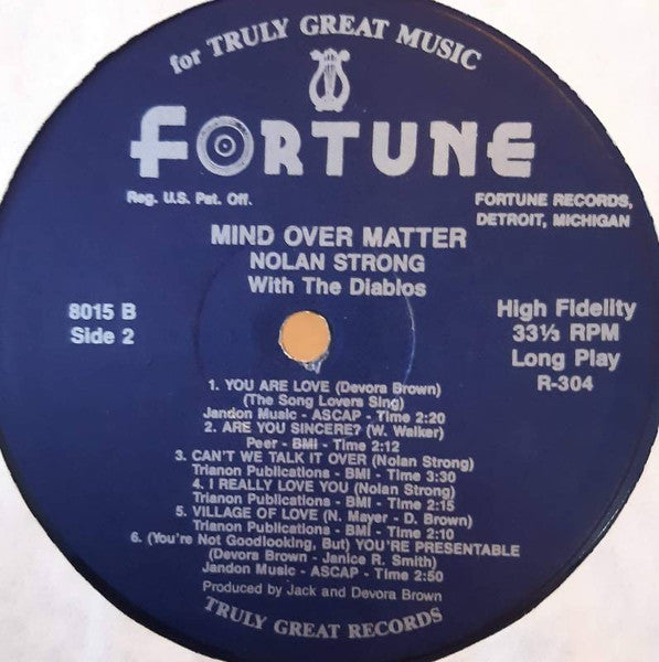 Nolan Strong with The Diablos – Mind Over Matter, image 4
