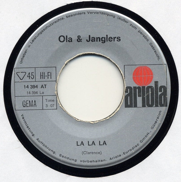 Ola & Janglers – La La La / Alex Is The Man, image 3
