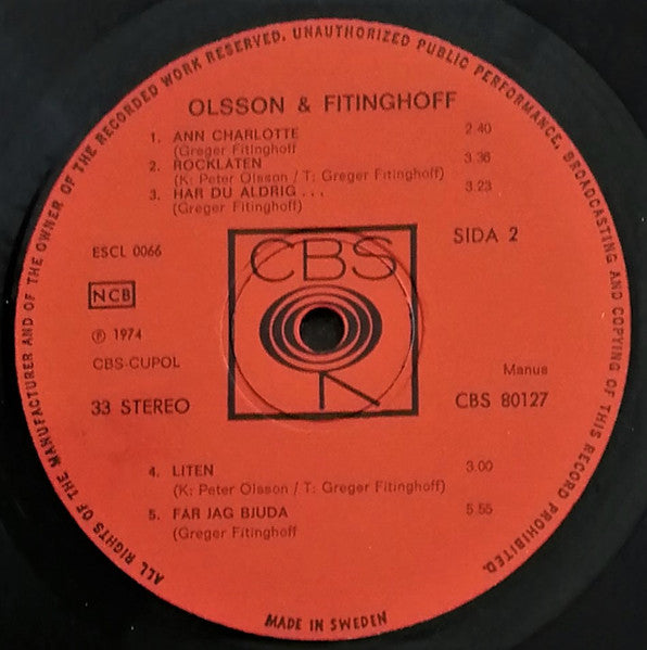 Olsson & Fitinghoff – Olsson & Fitinghoff, image 4