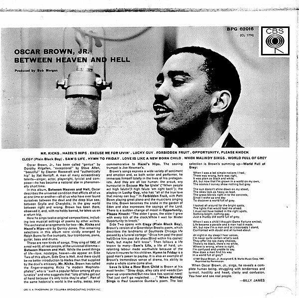 Oscar Brown Jr. – Between Heaven And Hell, image 2