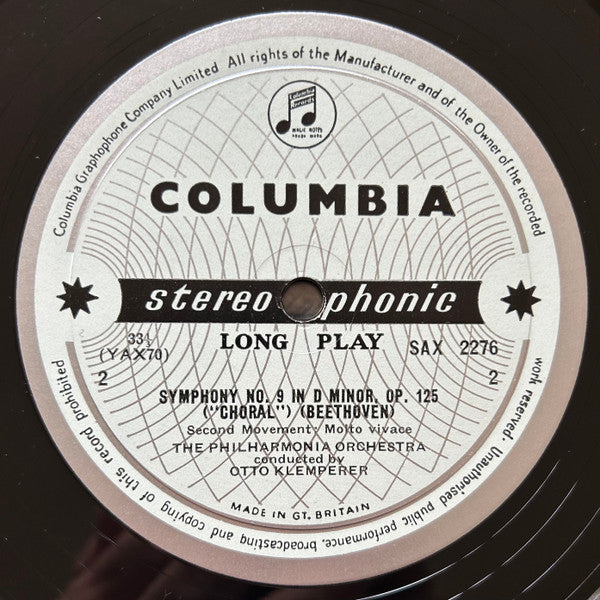Klemperer, Beethoven, Philharmonia – Symphony No. 9 "Choral", image 4