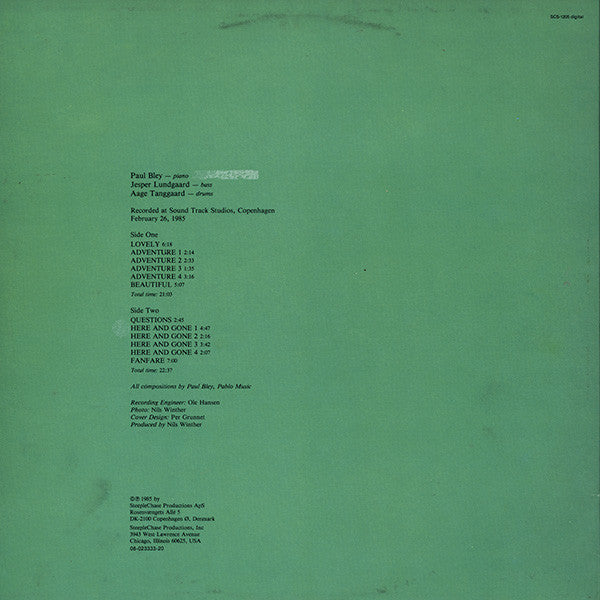 Paul Bley Trio – Questions, image 2