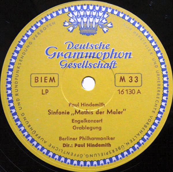 Paul Hindemith, Berliner Philharmoniker – Sinfonie „Mathis Der Maler“, image 3