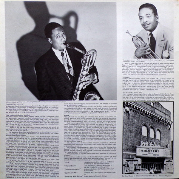 Paul Williams And His Hucklebuckers – Spider Sent Me, image 2