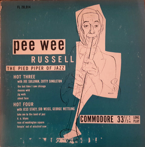 Front cover of Pee Wee Russell – The Pied Piper Of Jazz, Commodore, US