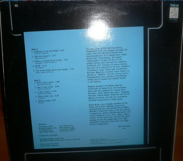 Per Borthen Swing Department Ltd. & Karin Krog – Swingin' Arrival, image 2