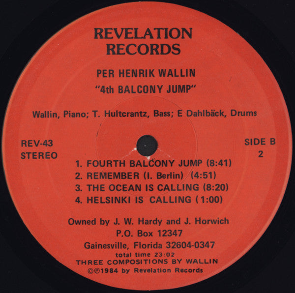 Per Henrik Wallin – 4th Balcony Jump, image 4