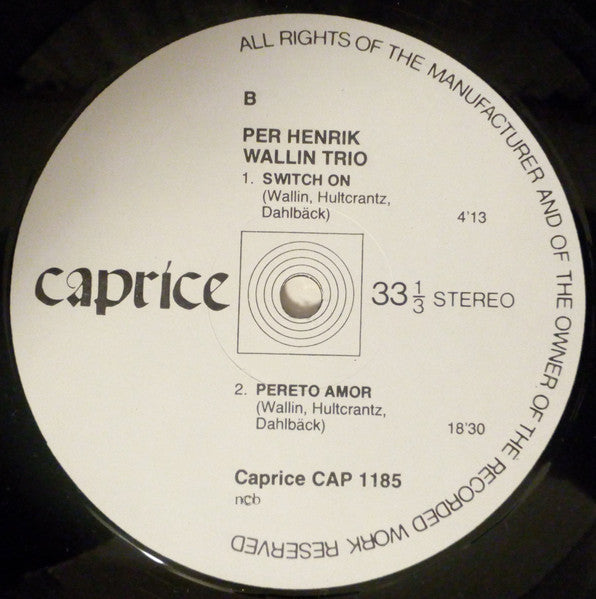 Per Henrik Wallin Trio – Per Henrik Wallin Trio, image 4