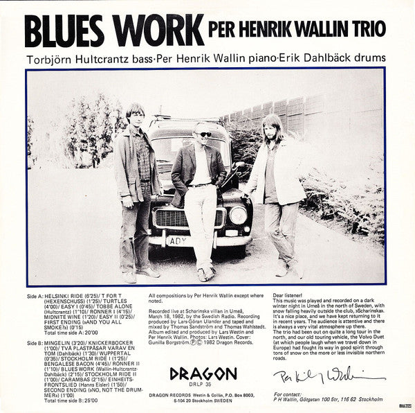 Per Henrik Wallin Trio – Blues Work, image 2