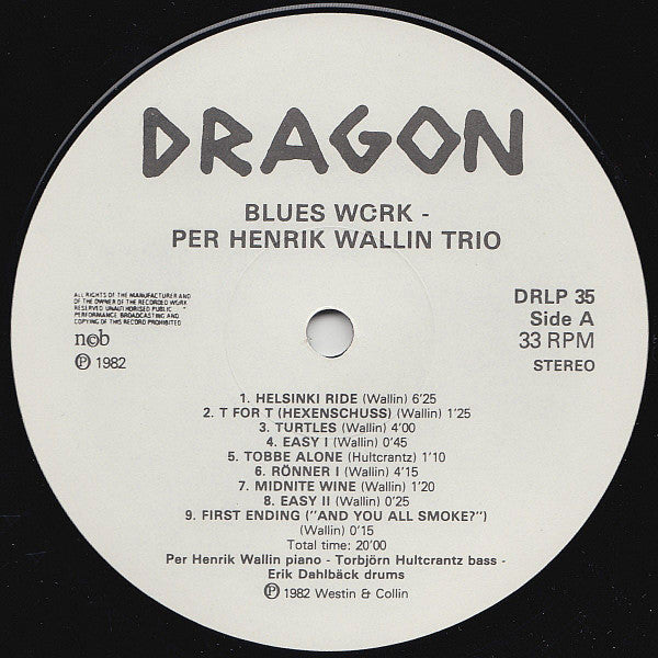 Per Henrik Wallin Trio – Blues Work, image 3