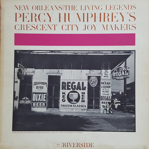 Front cover of Percy Humphrey's Crescent City Joymakers – Percy Humphrey's Crescent City Joy Makers, Riverside Records, US, 1961