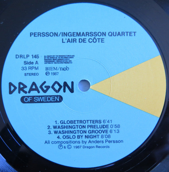 Persson / Ingemarsson Quartet – L'air De Côte, image 3