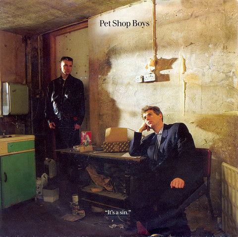 Front cover of Pet Shop Boys – It's A Sin, Parlophone, Europe, 1987