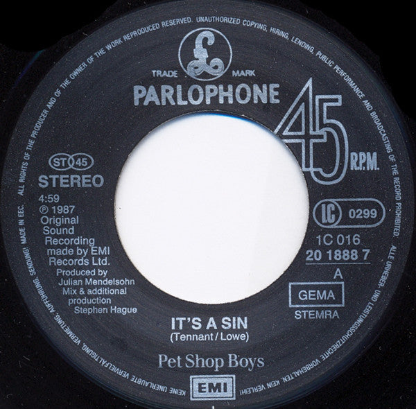 Pet Shop Boys – It's A Sin, image 3