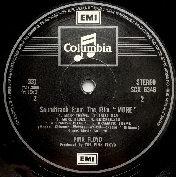 Pink Floyd – Soundtrack From The Film "More", image 4