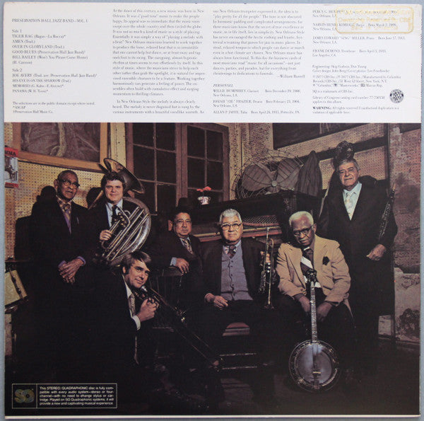 Preservation Hall Jazz Band – New Orleans (Vol. 1), image 2