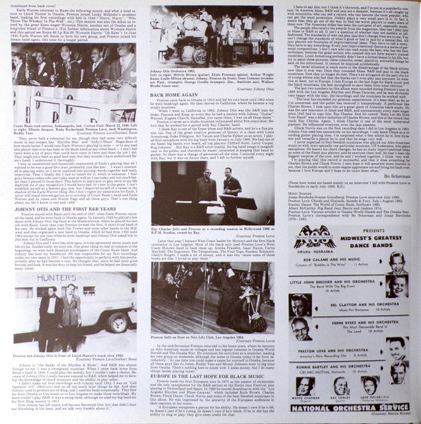Preston Love And His Orchestra – Johnny Otis Presents Preston Love And His Orchestra - Strictly Cash, image 2