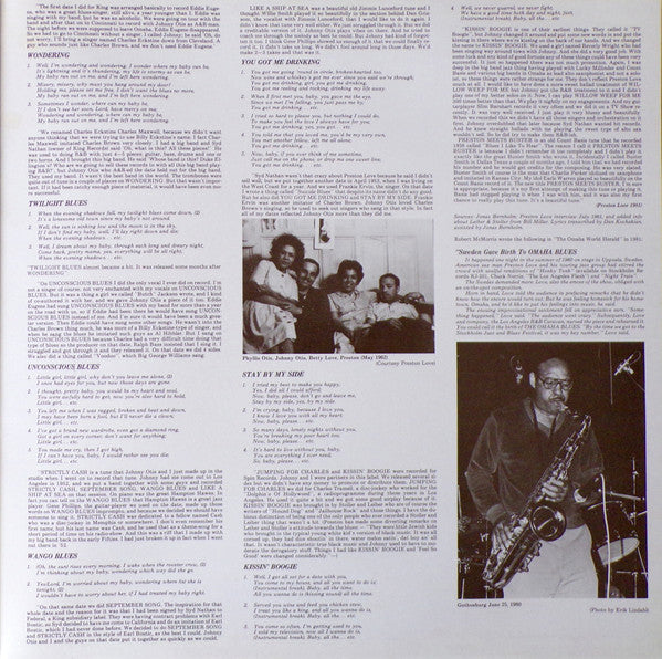 Preston Love And His Orchestra – Johnny Otis Presents Preston Love And His Orchestra - Strictly Cash, image 3