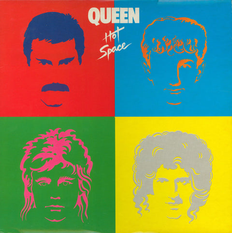 Front cover of Queen – Hot Space, Elektra, US, 1982
