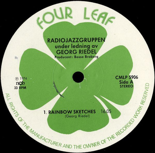 Swedish Radio Jazz Group – Rainbow Sketches, image 3