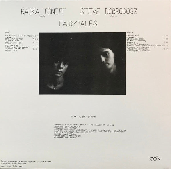 Radka Toneff / Steve Dobrogosz – Fairytales, image 2