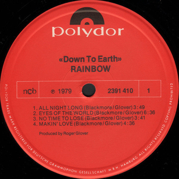 Rainbow – Down To Earth, image 3