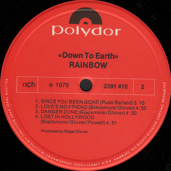 Rainbow – Down To Earth, image 4