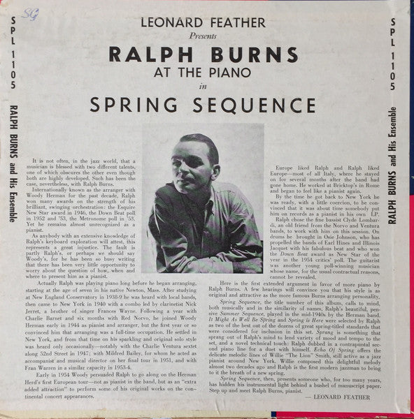 Ralph Burns And His Ensemble – Spring Sequence, image 2
