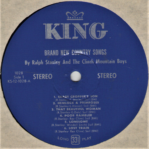 Ralph Stanley And The Clinch Mountain Boys – Brand New Country Songs, image 3