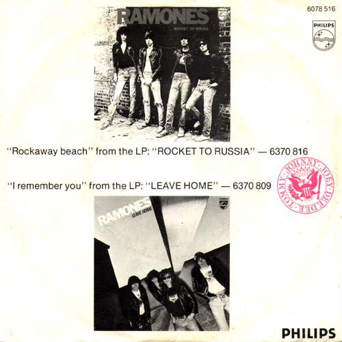 Ramones – Rockaway Beach / I Remember You, image 2