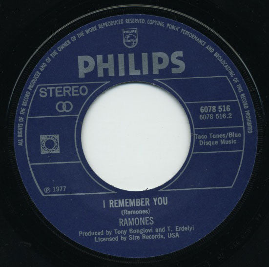 Ramones – Rockaway Beach / I Remember You, image 3