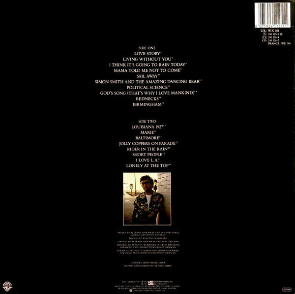Randy Newman – Lonely At The Top - The Best Of Randy Newman, image 2