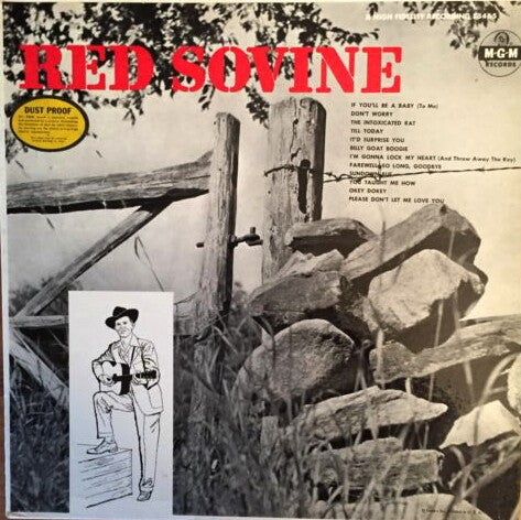 Front cover of Red Sovine – Red Sovine, MGM Records, US, 1957
