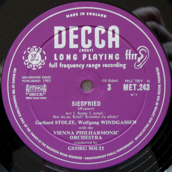 Wagner, Windgassen, Nilsson, Hotter, Stolze, Neidlinger, Joan Sutherland, Vienna Philharmonic, Solti – Siegfried, image 4
