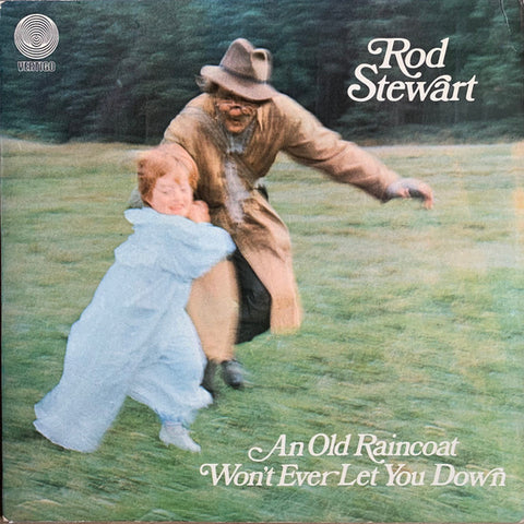 Front cover of Rod Stewart – An Old Raincoat Won't Ever Let You Down, Vertigo, Germany, 1970